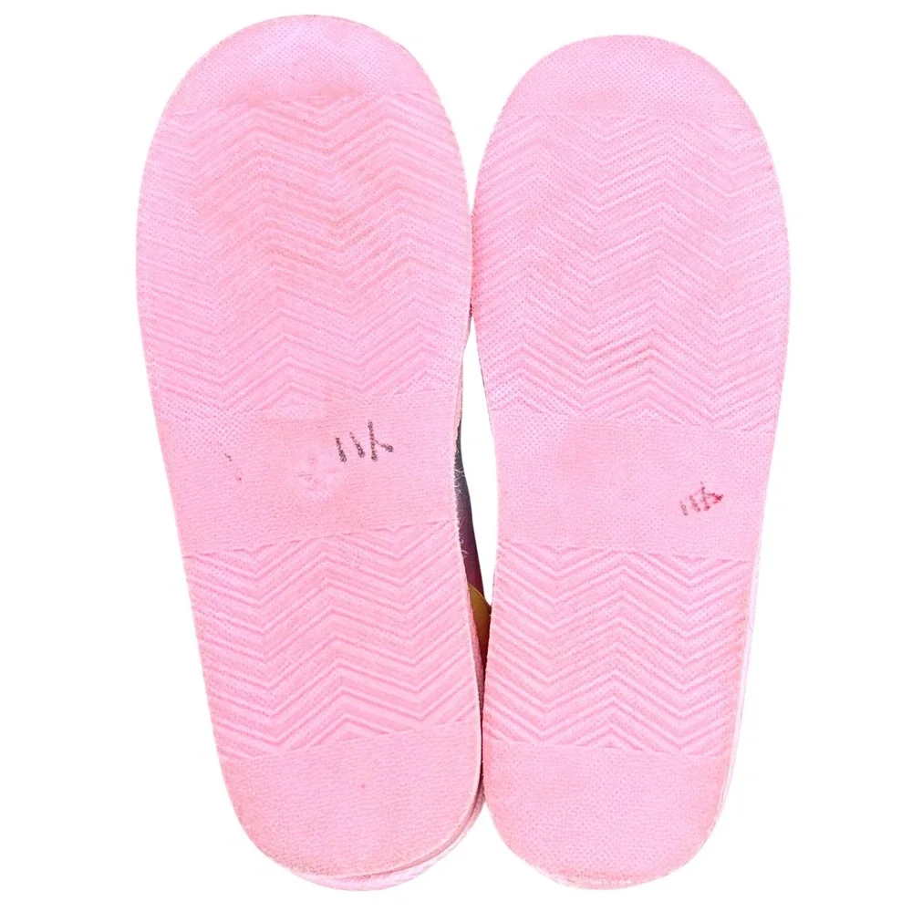 Kids Unicorn Rainbow Glitter Boots Cozy Faux Fur Lined Pink Sole Size‎ US 5